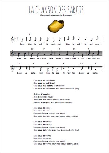 La chanson des sabots